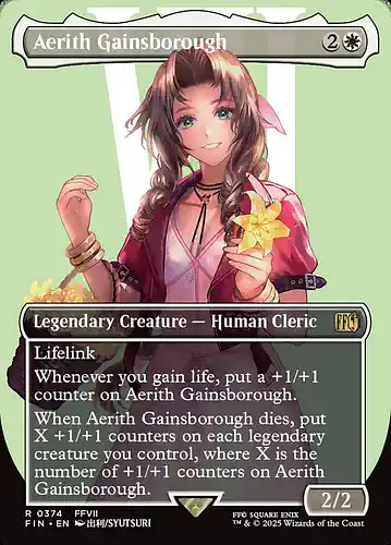 Aerith Gainsborough - fin Spoiler