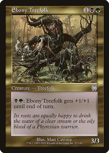 Ebony Treefolk - apc Spoiler