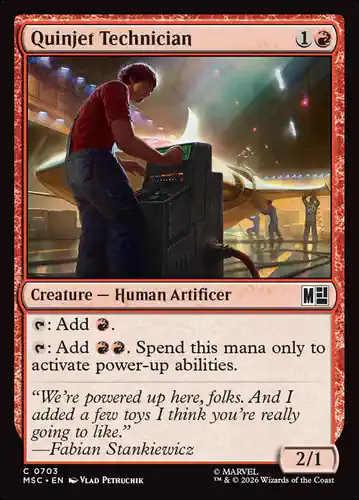 Quinjet Technician - msc Spoiler