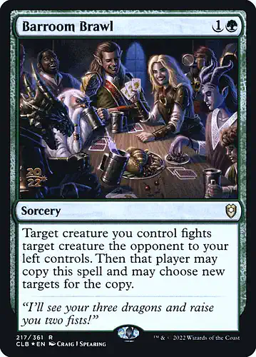 Barroom Brawl - clb Spoiler