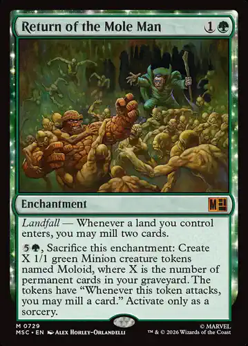 Return of the Mole Man - msc Spoiler