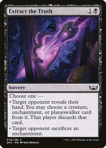 Extract the Truth - snc Spoiler