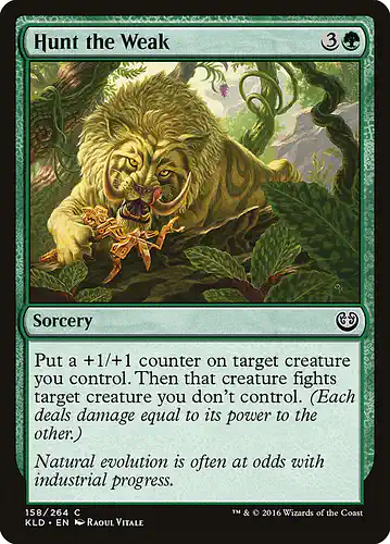 Hunt the Weak - kld Spoiler
