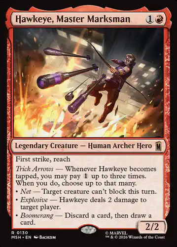 Hawkeye, Master Marksman - msh Spoiler