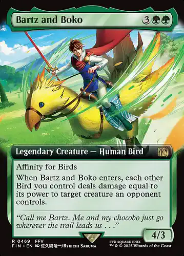 Bartz and Boko - fin Spoiler