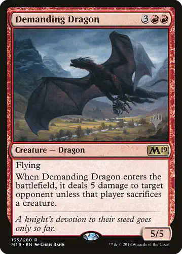 Demanding Dragon - m19 Spoiler