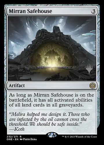 Mirran Safehouse - one Spoiler