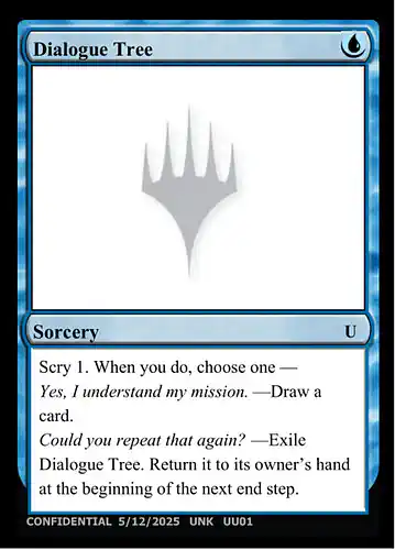 Dialogue Tree - unk Spoiler