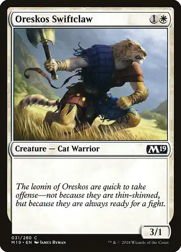Oreskos Swiftclaw - m19 Spoiler