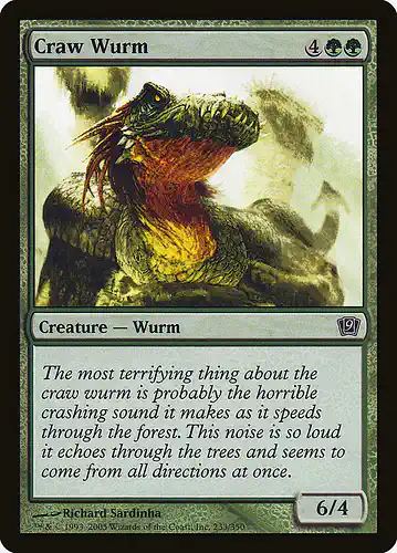 Craw Wurm - 9ed Spoiler
