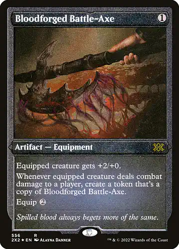 Bloodforged Battle-Axe - 2x2 Spoiler
