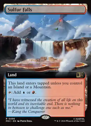 Sulfur Falls - msc Spoiler