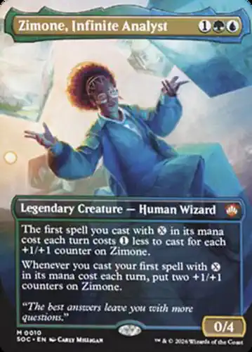 Zimone, Infinite Analyst - soc Spoiler