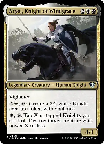 Aryel, Knight of Windgrace - cmm Spoiler