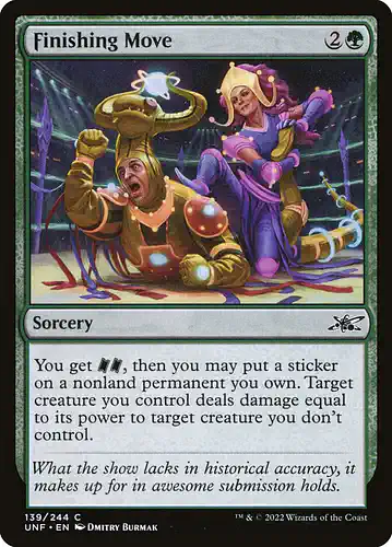 Finishing Move - unf Spoiler