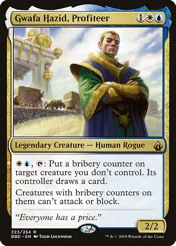 Gwafa Hazid, Profiteer - bbd Spoiler