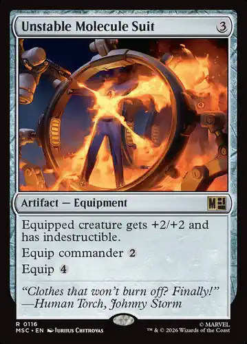 Unstable Molecule Suit - msc Spoiler