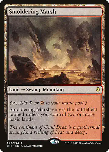 Smoldering Marsh - bfz Spoiler