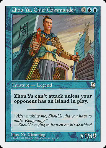 Zhou Yu, Chief Commander - ptk Spoiler