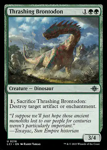 Thrashing Brontodon - lci Spoiler