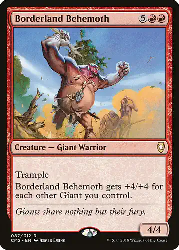 Borderland Behemoth - cm2 Spoiler