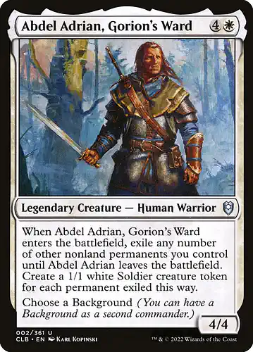 Abdel Adrian, Gorion's Ward - clb Spoiler