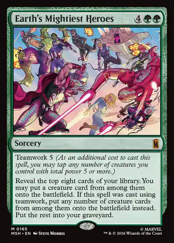 Earth's Mightiest Heroes - msh Spoiler
