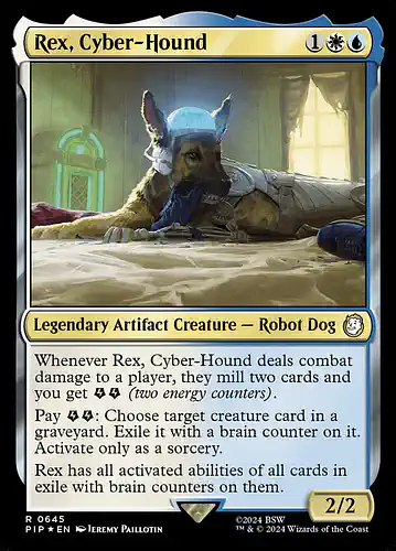 Rex, Cyber-Hound - pip Spoiler