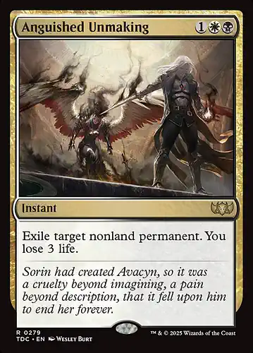 Anguished Unmaking - tdc Spoiler