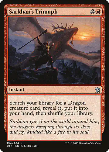 Sarkhan's Triumph - dtk Spoiler