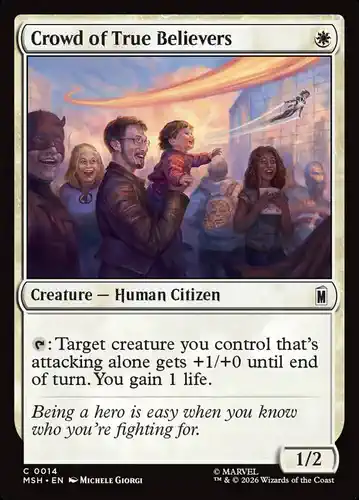 Crowd of True Believers - msh Spoiler