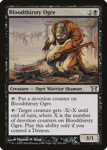 Bloodthirsty Ogre - chk Spoiler