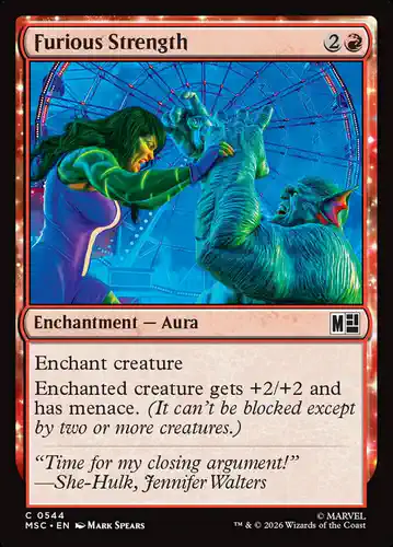 Furious Strength - msc Spoiler