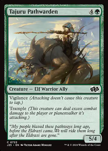 Tajuru Pathwarden - j25 Spoiler