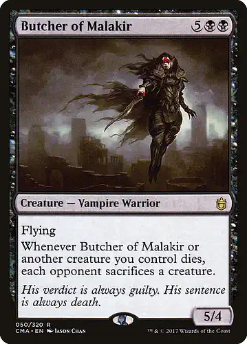 Butcher of Malakir - cma Spoiler