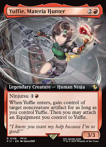 Yuffie, Materia Hunter - fic Spoiler