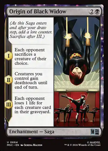 Origin of Black Widow - msc Spoiler