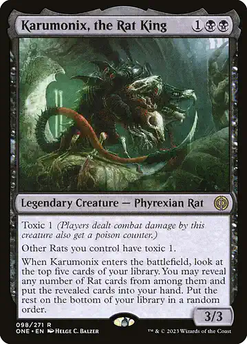 Karumonix, the Rat King - one Spoiler