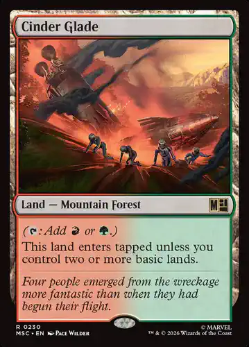 Cinder Glade - msc Spoiler
