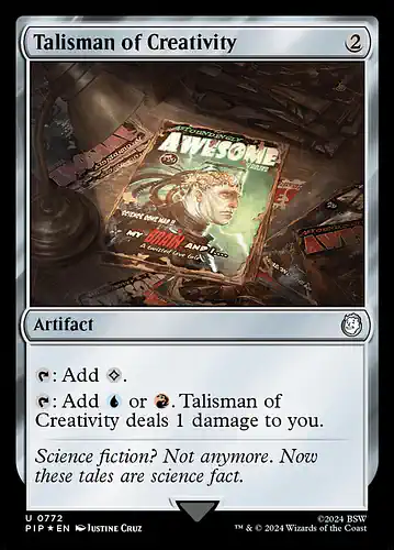 Talisman of Creativity - pip Spoiler