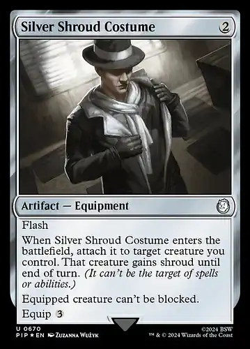 Silver Shroud Costume - pip Spoiler