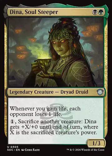 Dina, Soul Steeper - soc Spoiler