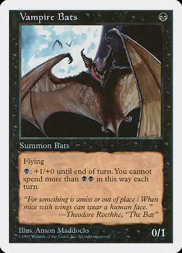 Vampire Bats - 5ed Spoiler