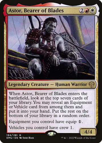 Astor, Bearer of Blades - dmu Spoiler