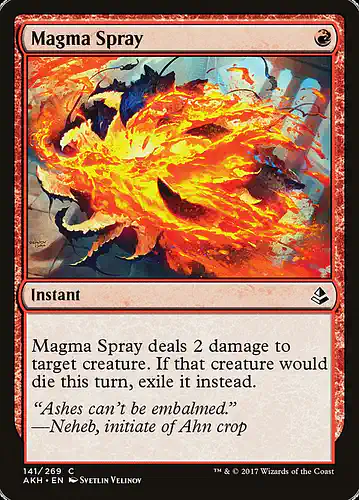 Magma Spray - akh Spoiler