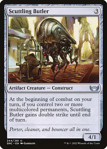 Scuttling Butler - snc Spoiler