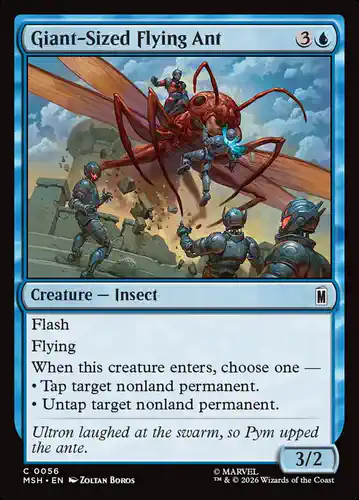 Giant-Sized Flying Ant - msh Spoiler