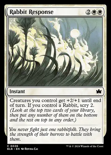 Rabbit Response - blb Spoiler