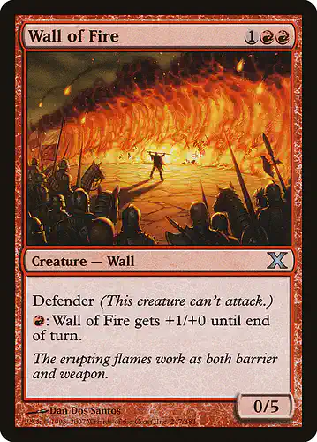 Wall of Fire - 10e Spoiler