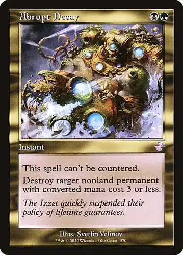Abrupt Decay - tsr Spoiler